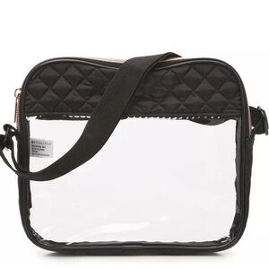 mytagalongs stadium crossbody bag clear